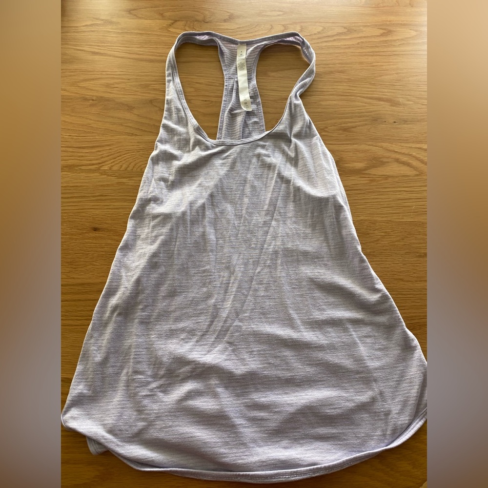 Lululemon Lilac Racerback Tank Top